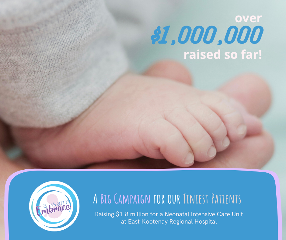 A Warm Embrace Campaign over halfway towards NICU Fundraising Goal