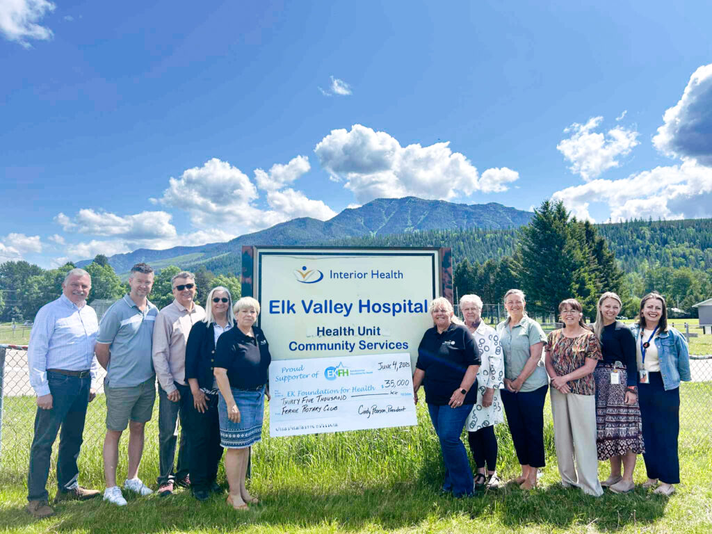 Fernie Rotary Club supports the Elk Valley Hospital