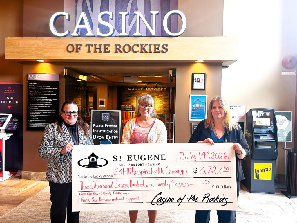 Casino of the Rockies Donates in Support of Hospice